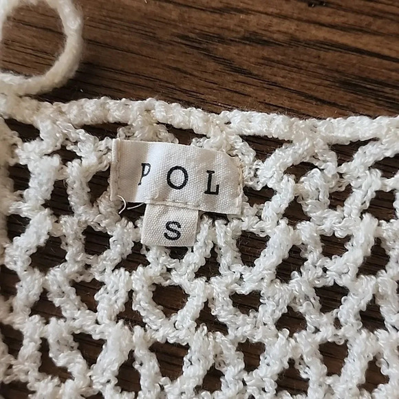 Vici POL Crochet Patchwork Cami Boho Top Women's Size S - Picture 4 of 7